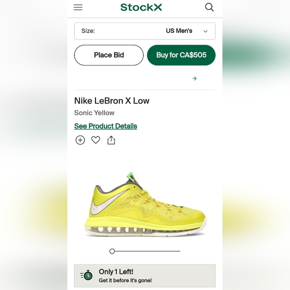 "RARE" NIKE AIR LEBRON JAMES 10 "SONIC" MEN'S SZ7.5➡️WOMEN'S SZ9 BRAND NEW - Picture 13 of 13